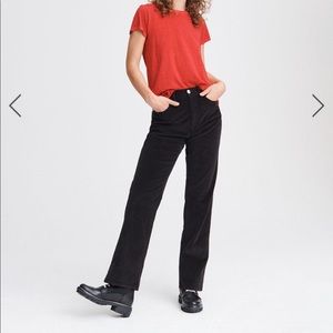 Rag and bone corduroy dark grey Ruth pants